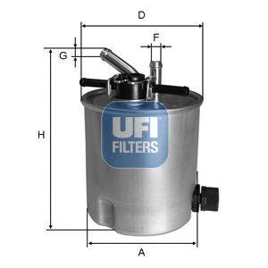 UFI 5539400 Паливний фільтр