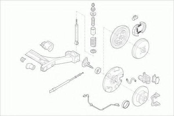 BOGE VWGOLFRB015 Рульове управління; Підвіска колеса