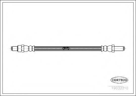 CORTECO 19032210 Гальмівний шланг
