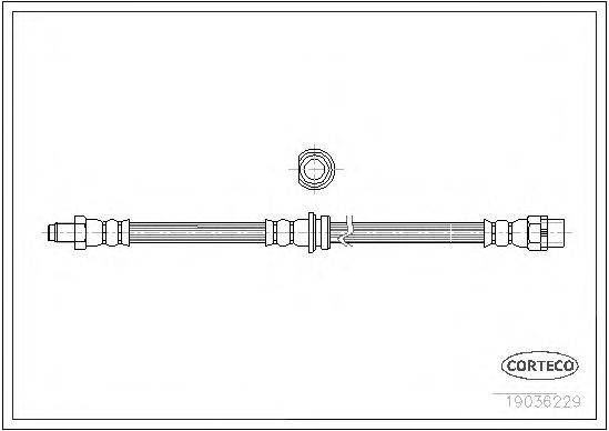 CORTECO 19036229 Гальмівний шланг