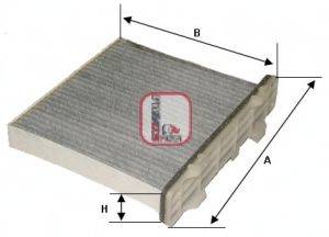 SOFIMA S4147CA Фільтр, повітря у внутрішньому просторі
