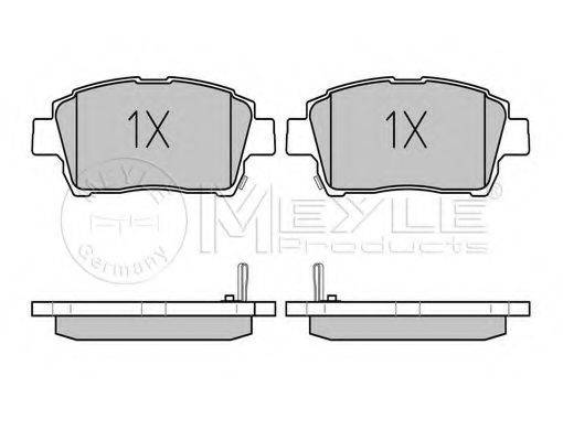 MEYLE 0252351017 Комплект гальмівних колодок, дискове гальмо