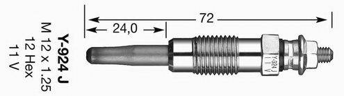 NGK 7906 Свічка розжарювання