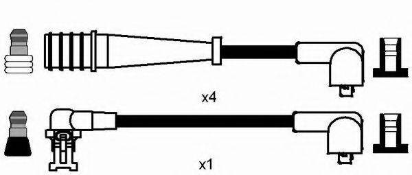 NGK 44287 Комплект дротів запалювання