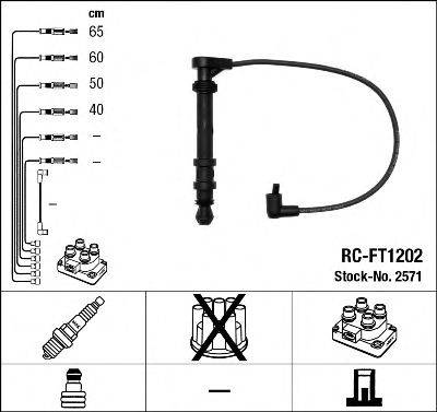 NGK 2571 Комплект дротів запалювання