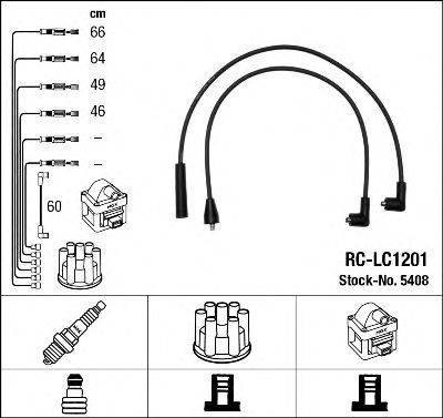 NGK 5408 Комплект дротів запалювання