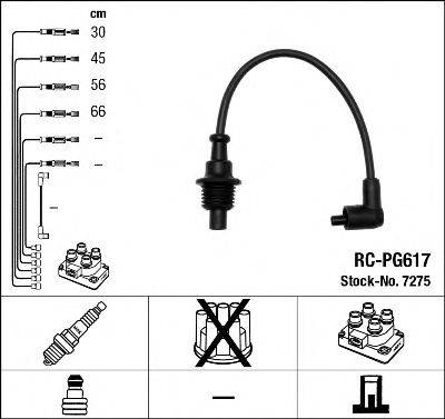 NGK 7275 Комплект дротів запалювання