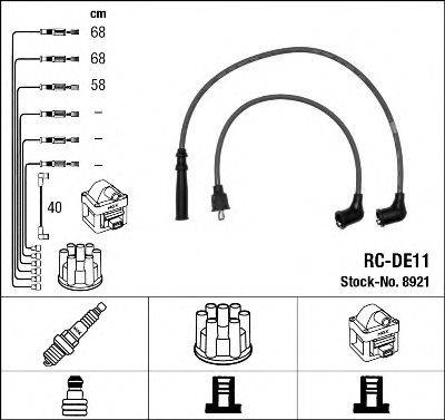 NGK 8921 Комплект дротів запалювання