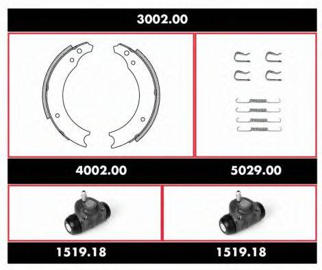 ROADHOUSE 300200 Комплект гальм, барабанний гальмівний механізм