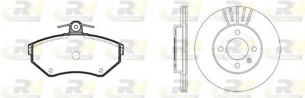 ROADHOUSE 863101 Комплект гальм, дисковий гальмівний механізм