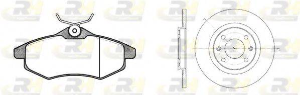 ROADHOUSE 888100 Комплект гальм, дисковий гальмівний механізм