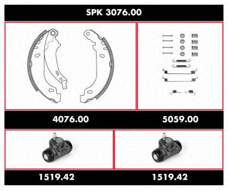 REMSA SPK307600 Комплект гальм, барабанний гальмівний механізм