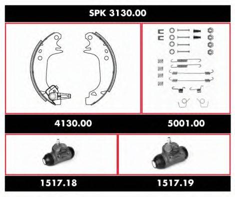 REMSA SPK313000 Комплект гальм, барабанний гальмівний механізм