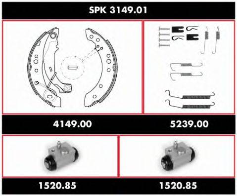 REMSA SPK314901 Комплект гальм, барабанний гальмівний механізм