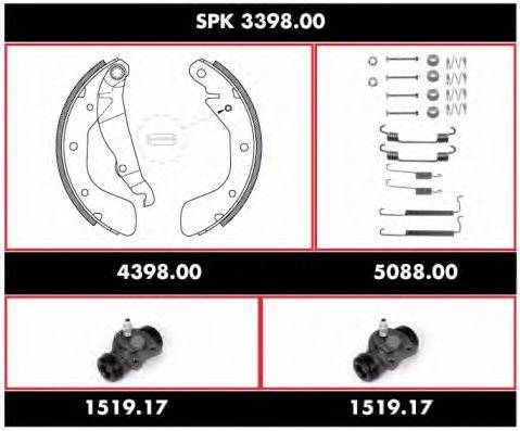 REMSA SPK339800 Комплект гальм, барабанний гальмівний механізм