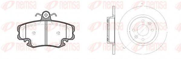 REMSA 814107 Комплект гальм, дисковий гальмівний механізм