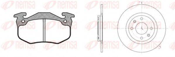 REMSA 814400 Комплект гальм, дисковий гальмівний механізм