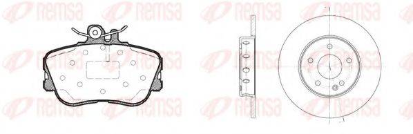 REMSA 844500 Комплект гальм, дисковий гальмівний механізм