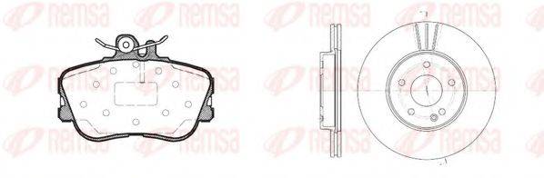 REMSA 844501 Комплект гальм, дисковий гальмівний механізм