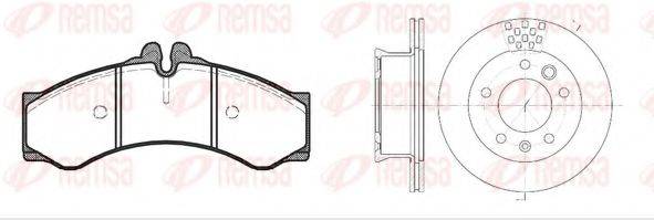 REMSA 861400 Комплект гальм, дисковий гальмівний механізм