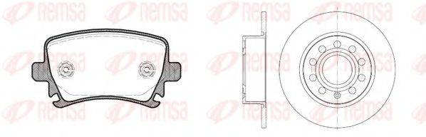 REMSA 8103100 Комплект гальм, дисковий гальмівний механізм