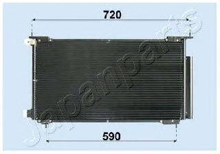 JAPANPARTS CND193013 Конденсатор, кондиціонер