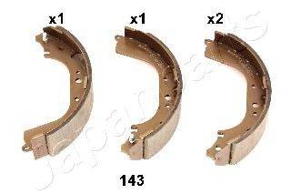 JAPANPARTS GF143AF Комплект гальмівних колодок