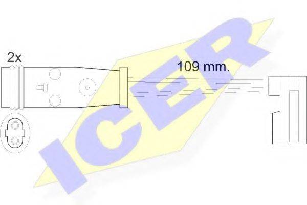 ICER 610483EC Сигналізатор, знос гальмівних колодок