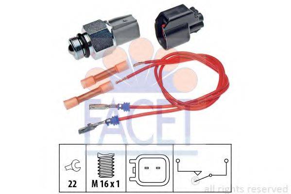 FACET 76275K Вимикач, фара заднього ходу