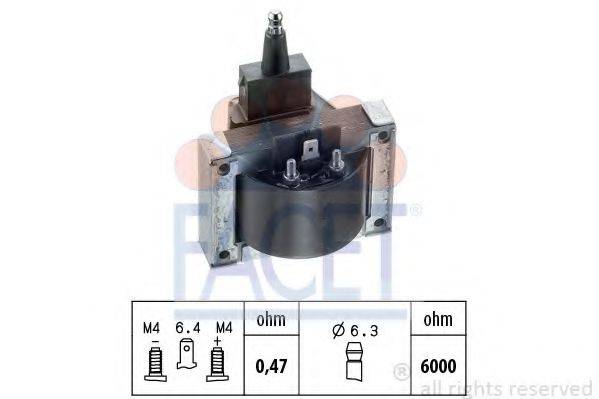 FACET 96007 Котушка запалювання