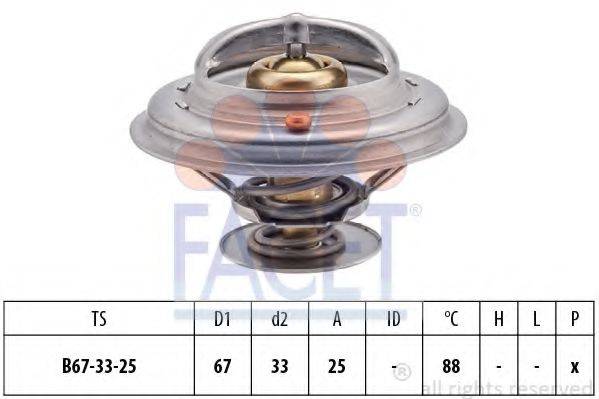 FACET 78361S Термостат, охолоджуюча рідина