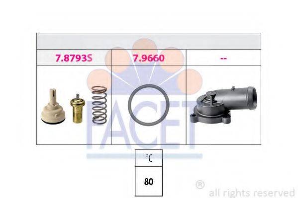 FACET 78793K Термостат, охолоджуюча рідина