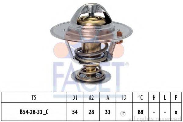 FACET 78870S Термостат, охолоджуюча рідина