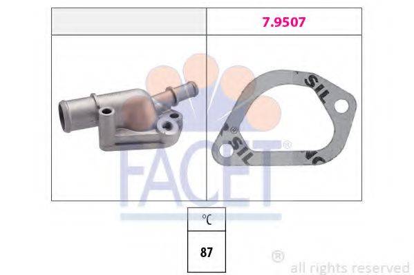 FACET 78155 Термостат, охолоджуюча рідина