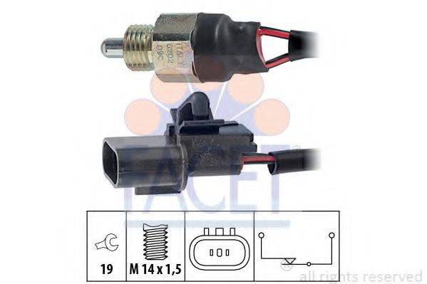 FACET 76202 Вимикач, фара заднього ходу