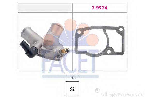FACET 78343 Термостат, охолоджуюча рідина