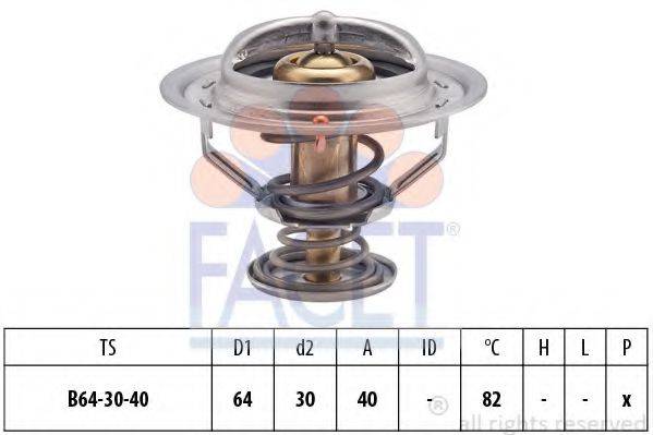 FACET 78370S Термостат, охолоджуюча рідина