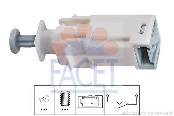 FACET 71226 Вимикач, привід зчеплення (Tempomat)