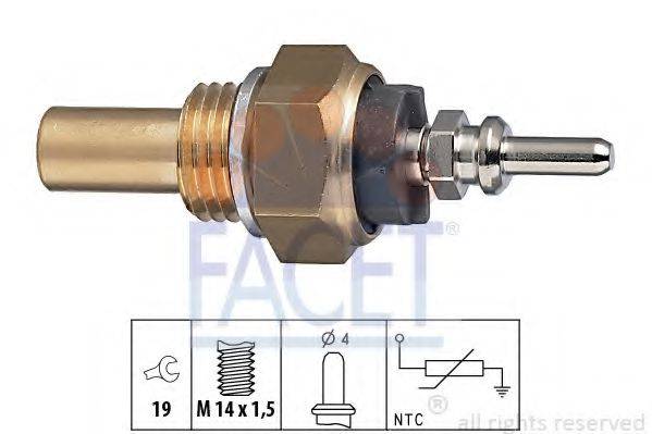 FACET 73131 Датчик, температура охолоджувальної рідини