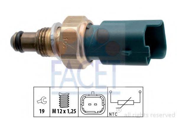 FACET 73317 Датчик, температура рідини, що охолоджує; Датчик, температура палива
