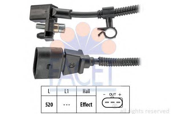 FACET 90445 Датчик імпульсів; Датчик імпульсів, маховик