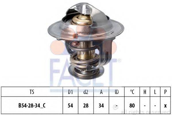 FACET 78694S Термостат, охолоджуюча рідина