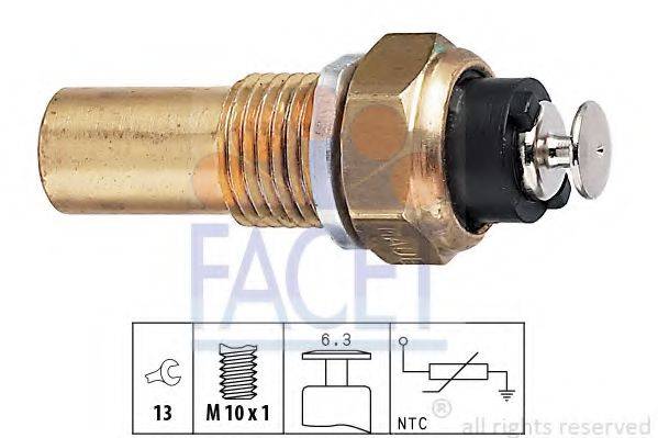 FACET 73026 Датчик, температура охолоджувальної рідини