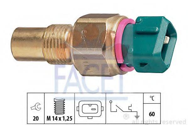 FACET 74114 термовимикач, сигнальна лампа рідини, що охолоджує