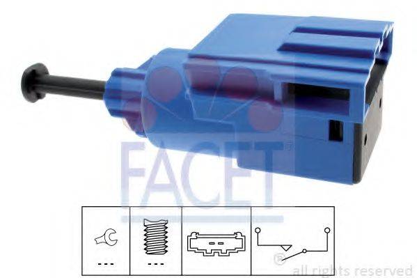 FACET 71220 Вимикач, привід зчеплення (Tempomat)