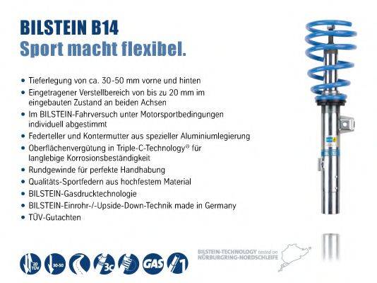 BILSTEIN BIL008501 Комплект ходової частини, пружини / амортизатори