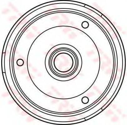 TRW DB4119 Гальмівний барабан