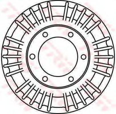 TRW DB4125 Гальмівний барабан