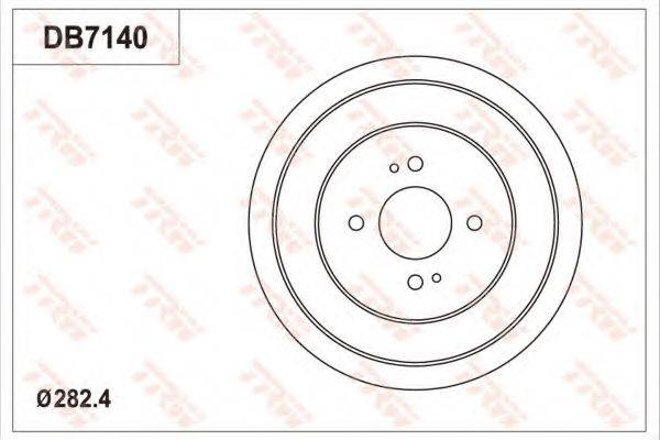 TRW DB7140 Гальмівний барабан