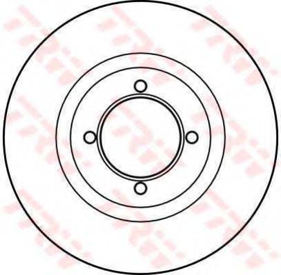TRW DF2642 гальмівний диск
